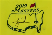 Tiger Woods Signed Ltd Ed 2019 Masters Embroidered 460/1000 Flag #BAM164446 with Box