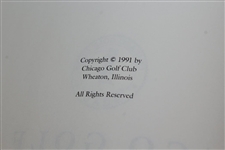 1991 'Chicago Golf Club 1892-1992' Official Club History Book