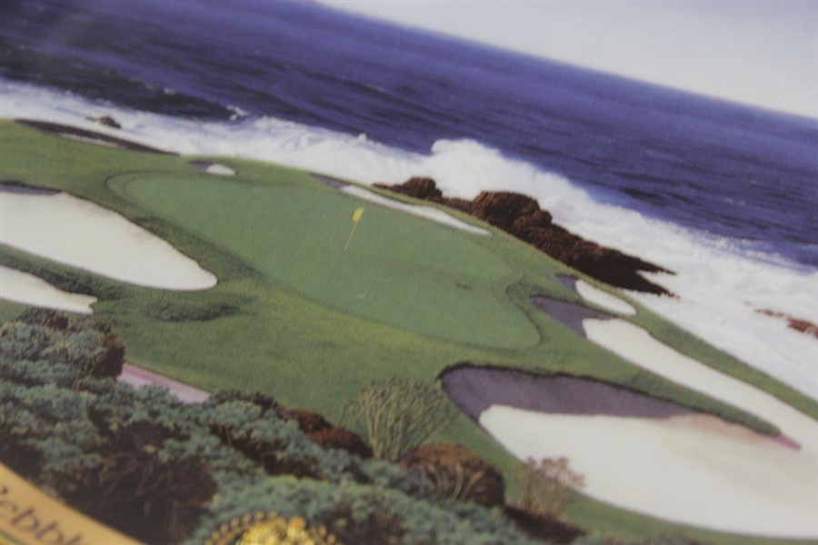 Pebble Beach Golf Links America's Famous Fairways 'The 7th at Pebble Beach' Ltd Ed Plate 