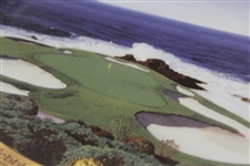 Pebble Beach Golf Links America's Famous Fairways 'The 7th at Pebble Beach' Ltd Ed Plate 