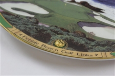 Pebble Beach Golf Links America's Famous Fairways 'The 7th at Pebble Beach' Ltd Ed Plate 