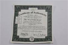 Pebble Beach Golf Links America's Famous Fairways 'The 7th at Pebble Beach' Ltd Ed Plate 