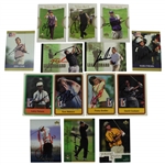 Fourteen (14) Signed Various Golf Cards by Watson, Player, & other JSA ALOA