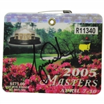 Tiger Woods Signed 2005 Masters SERIES Badge #R11340 - JSA FULL #BB09855