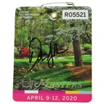 Dustin Johnson Signed 2020 Masters SERIES Badge #R05521 - JSA FULL #BB77640
