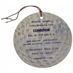 Gene Sarazen Signed 1958 Francis Ouimet Caddy Fund Exhibition Ticket JSA ALOA