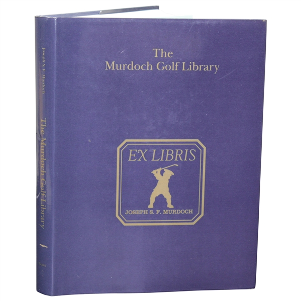 1991 Joseph F. Murdock Signed Ltd Ed The Murdoch Golf Library Book #492/950
