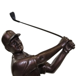 2001 Ltd Ed 'Trap Shot' Golfer Sculpture on Marble by Dean Shipston #270/2500 - Weighs 13lbs!