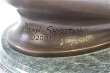 2001 Ltd Ed 'Trap Shot' Golfer Sculpture on Marble by Dean Shipston #270/2500 - Weighs 13lbs!