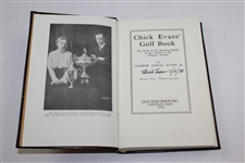 Special Edition 'Santa Ana Country Club Directors Champion' Book Signed by Chick Evans JSA ALOA