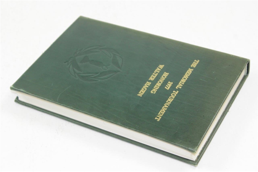 1977 'The Memorial Tournament' Ltd Ed Book #135/250 Honoring Walter Hagen - 'The Walter Hagen Story'