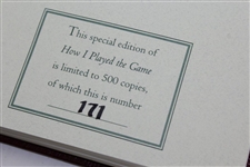 Byron Nelson Signed 'Byron Nelson: How I Played the Game' Ltd Ed #171/500 Book with Slipcase JSA ALOA