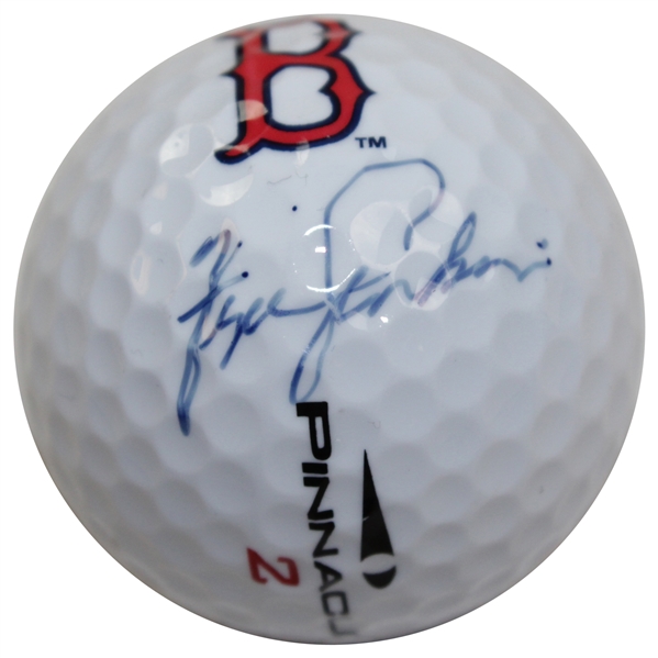 Ferguson Jenkins Signed Boston Red Sox Logo Golf Ball JSA ALOA