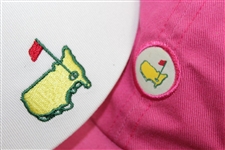 Masters Tournament Circle Logo Pink Hat with White Ladies Visor