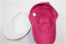 Masters Tournament Circle Logo Pink Hat with White Ladies Visor