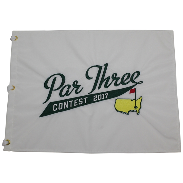 2017 Masters Tournament Par Three Embroidered Flag - Canceled Event