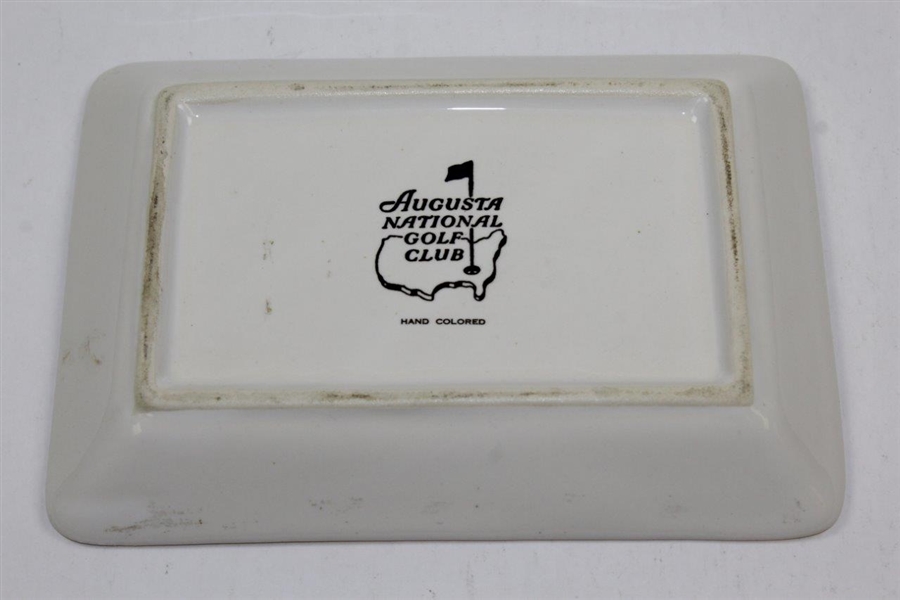 Augusta National Golf Club 'Clubhouse' Hand Colored Porcelain Candy Dish/Tray
