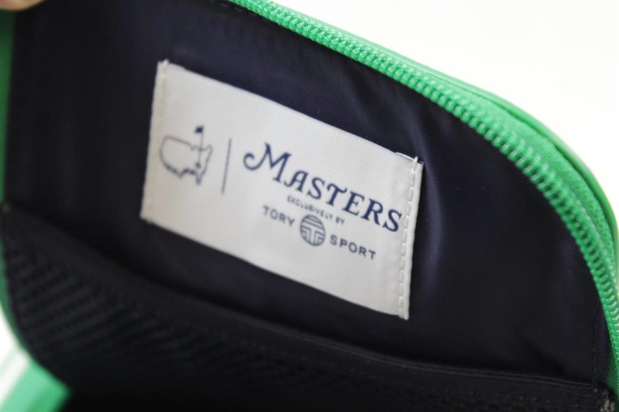 Large Masters Vibrant Green with/White Shoe Bag - Green Embroidered Masters Logo