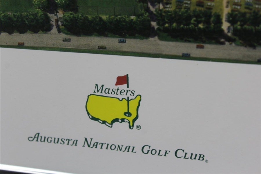 Circa 1980's Augusta National Golf Club Course Layout Masters Poster 