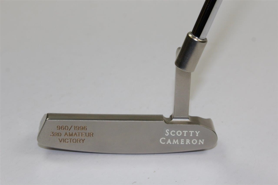 1996 Scotty Cameron US Amateur Champion 3rd Consecutive Amateur Win Ltd Ed Putter - Tiger Woods