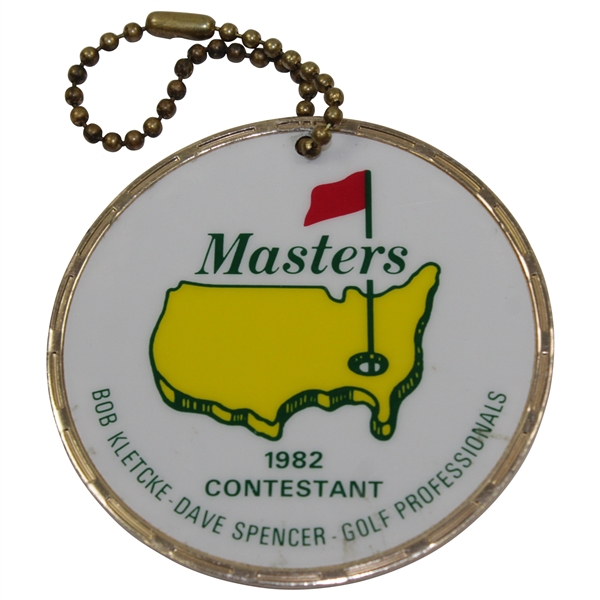 Charles Coody's 1982 Masters Tournament Contestant Bag Tag