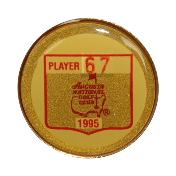 Charles Coody's 1995 Masters Tournament Contestant Badge #67