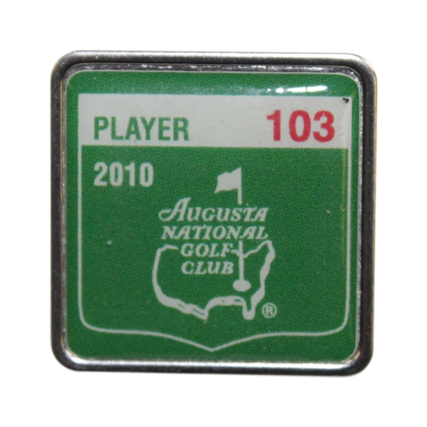 Charles Coody's 2010 Masters Tournament Contestant Badge #013