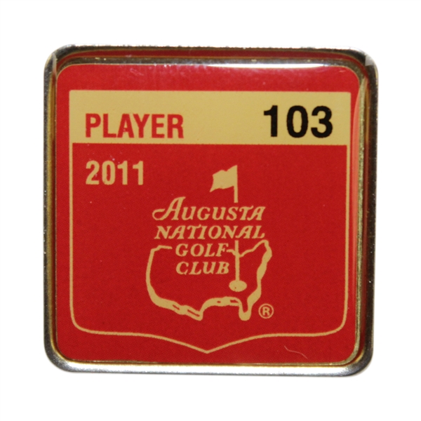 Charles Coody's 2011 Masters Tournament Contestant Badge #103