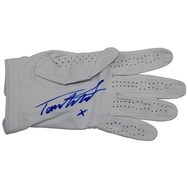Tommy Fleetwood Signed Left Handed Nike White Golf Clove JSA ALOA