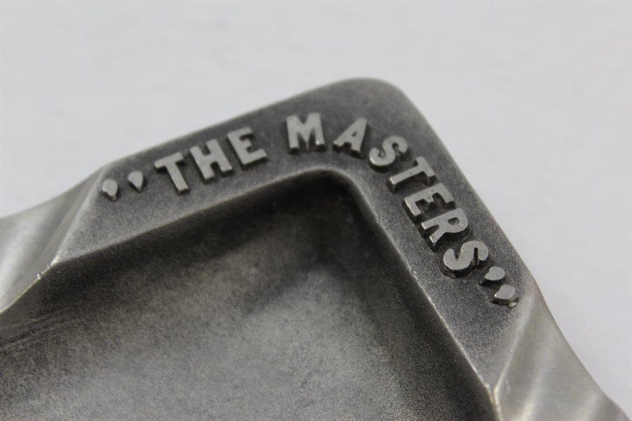 Vintage The Masters Augusta 1957 Golfer Themed Metal Ash Tray - First One