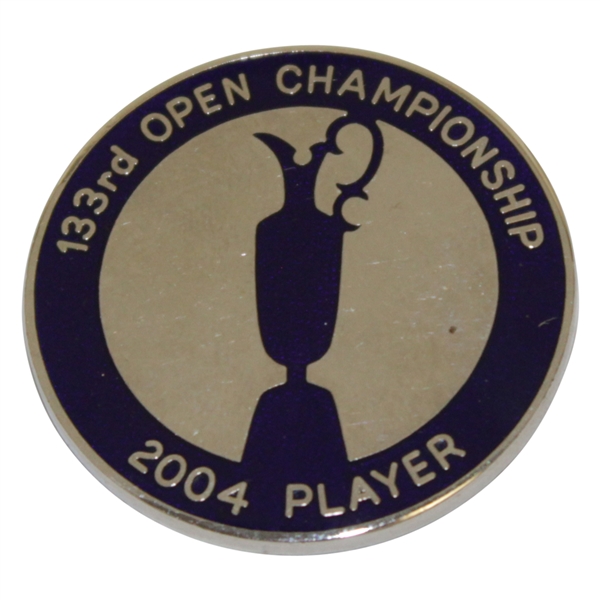 Champion Todd Hamilton's 2004 OPEN Championship at Royal Troon Contestant Badge