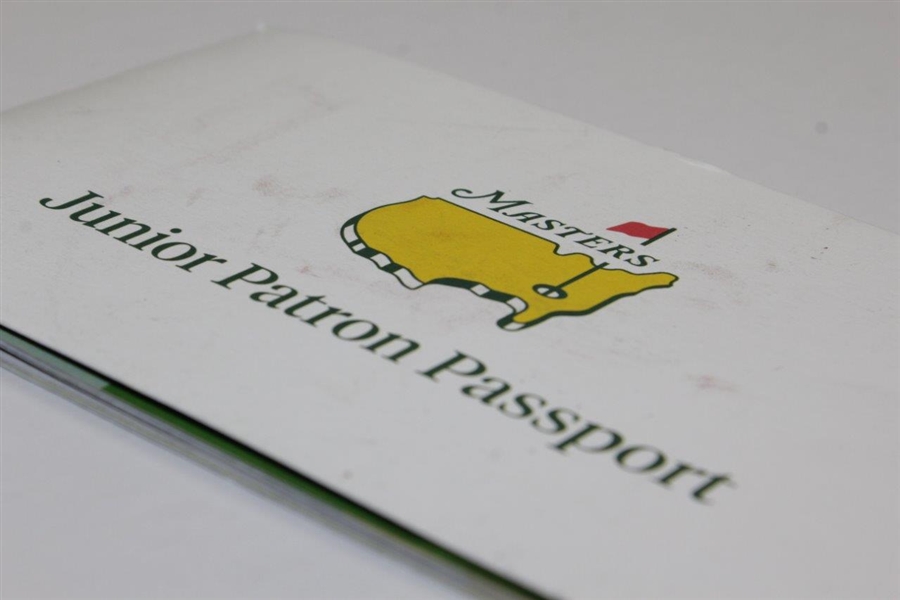 Masters Tournament 'Junior Patron Passport' Booklet