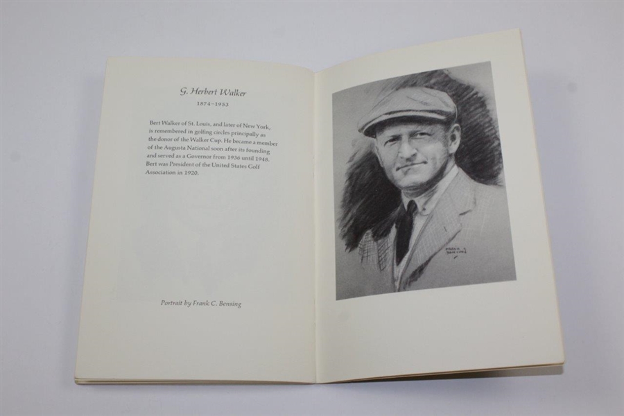 Circa 1962 'Portraits: Early Members of Augusta National Golf Club' Booklet