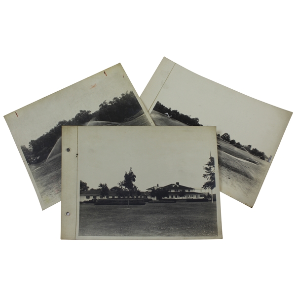 Three (3) Original Cascade Hills CC, Grand Rapids, MI. Photos - Wendell Miller Collection