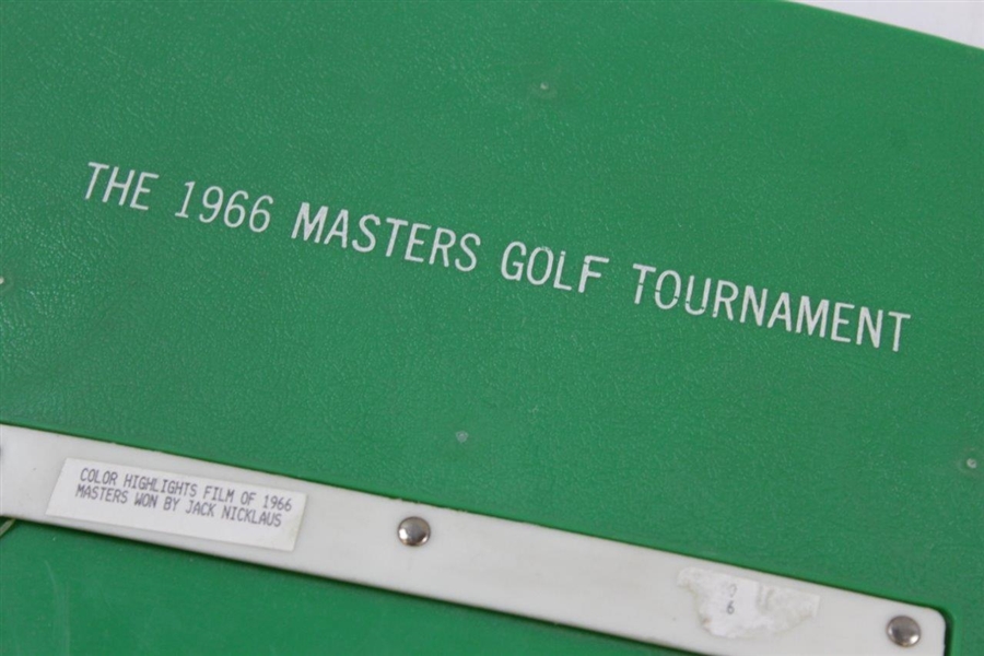 1966 Masters Tournament Reel-to-Reel Color Highlights 16mm Film In Case