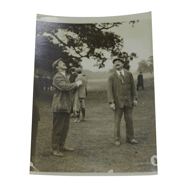 Arnold Mausey & JH Taylor Golf at Watford 'The Toss' Original Photo - Victor Forbin Collection