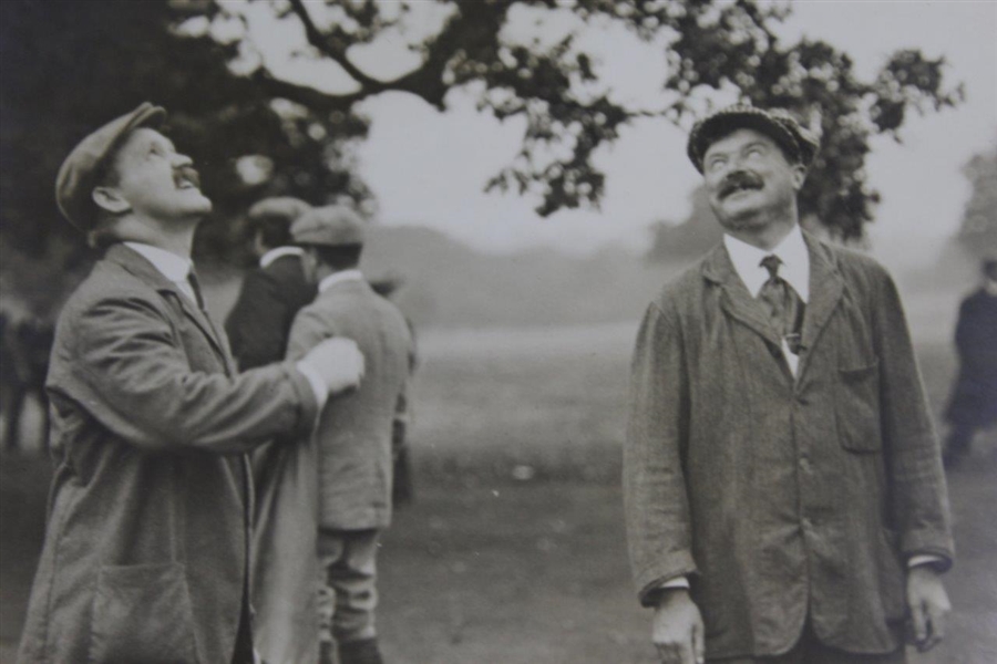Arnold Mausey & JH Taylor Golf at Watford 'The Toss' Original Photo - Victor Forbin Collection