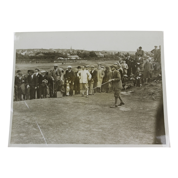B. Darwin Amateur Championship at Hoylake Driving From 10th Tee Sport & General Press Photo - Victor Forbin Collection