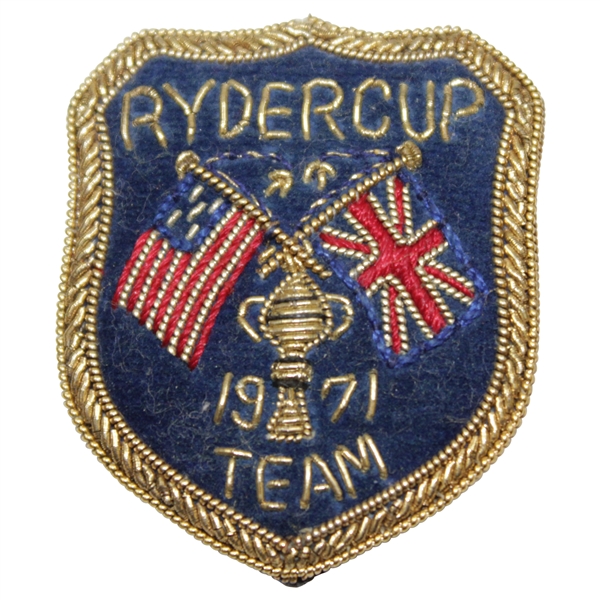 Charles Coody's 1971 Ryder Cup at Old Warson US Team Member Small Crest