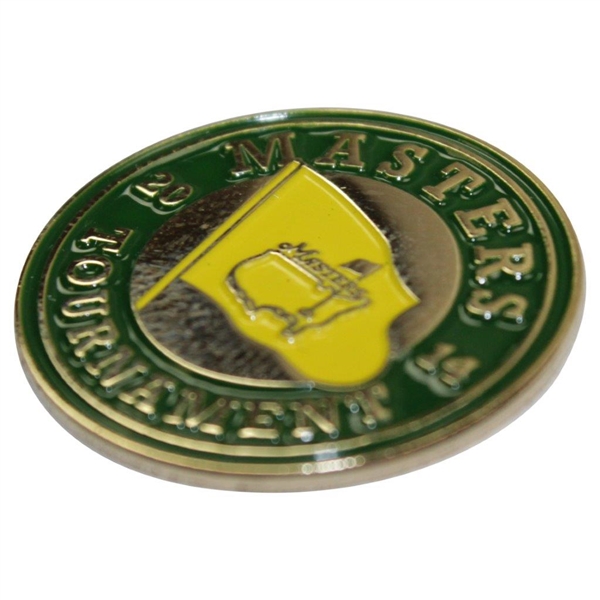 Charles Coody's 2014 Masters Tournament Commemorative Ball Marker with Box