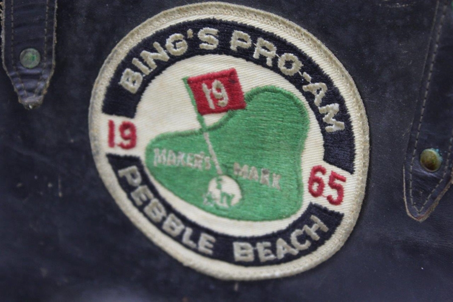 Charles Coody's 1965 Bing's Pro-Am Pebble Beach Maker's Mark Shag Bag