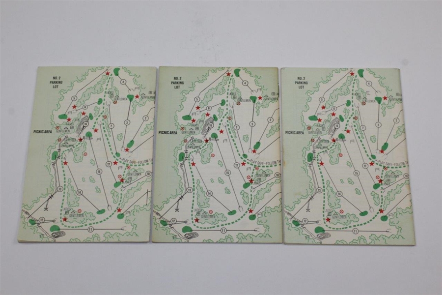 1967-1975 Masters Tournament Spectator Guides (9)