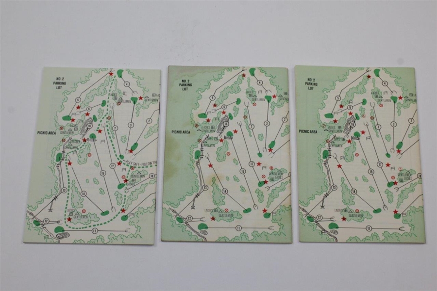 1967-1975 Masters Tournament Spectator Guides (9)