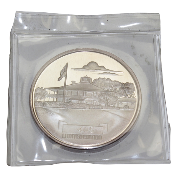 Famous Golf Courses of the World 1994 Augusta National Golf Club Ltd Ed 1 Troy Oz Silver Coin - Sealed