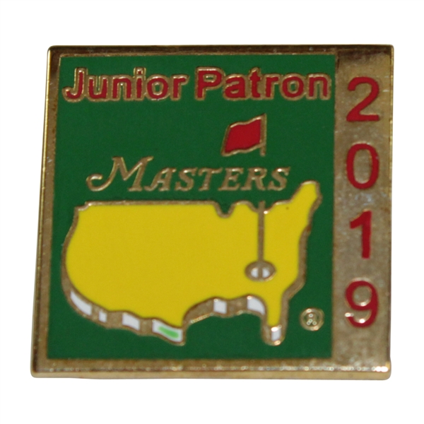2019 Masters Touranment Junior Patron Aquare Pin