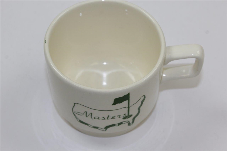 Classic Masters Tournament Porcelain Short White Coffee Mug/Cup