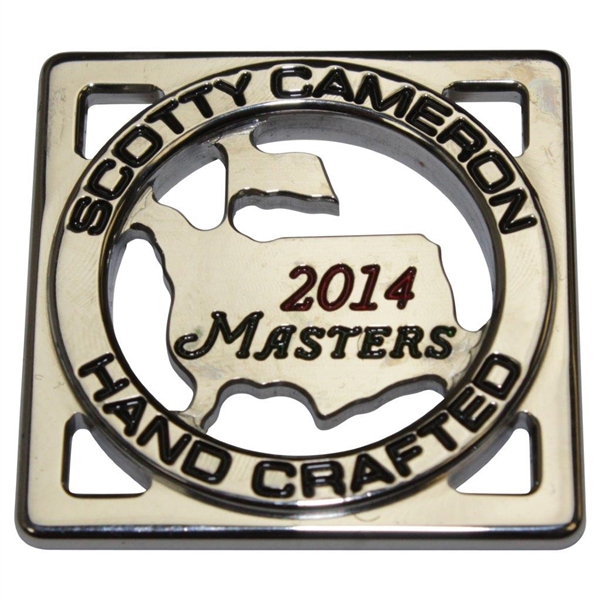 2014 Masters Tournament Ltd Ed Scotty Cameron Square Ballmarker in Original Box