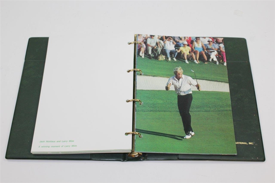 1988 Masters Tournament Diary Binder by Tele Planning International, Inc.