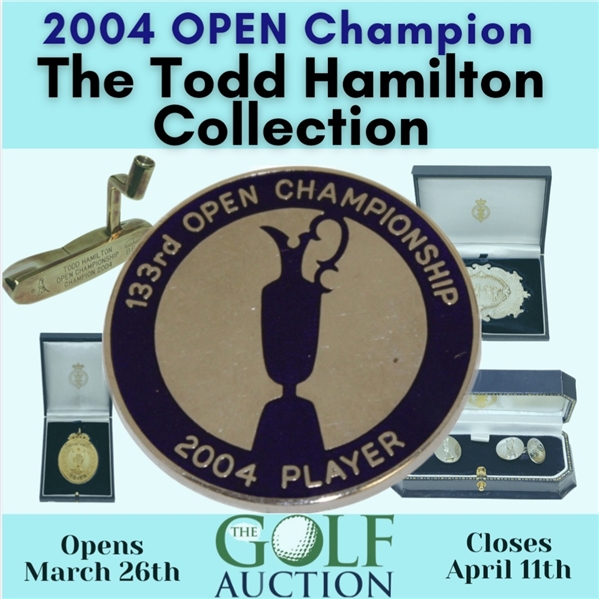 Todd Hamilton's 2007 OPEN Championship at Carnoustie Contestant Badge