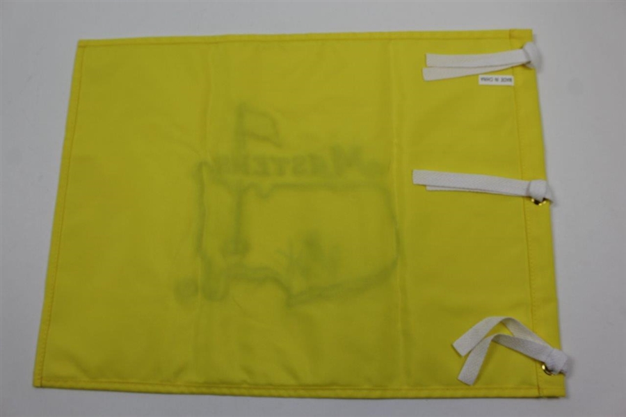 Scottie Scheffler Signed Undated Masters Embroidered Flag JSA #JJ66329